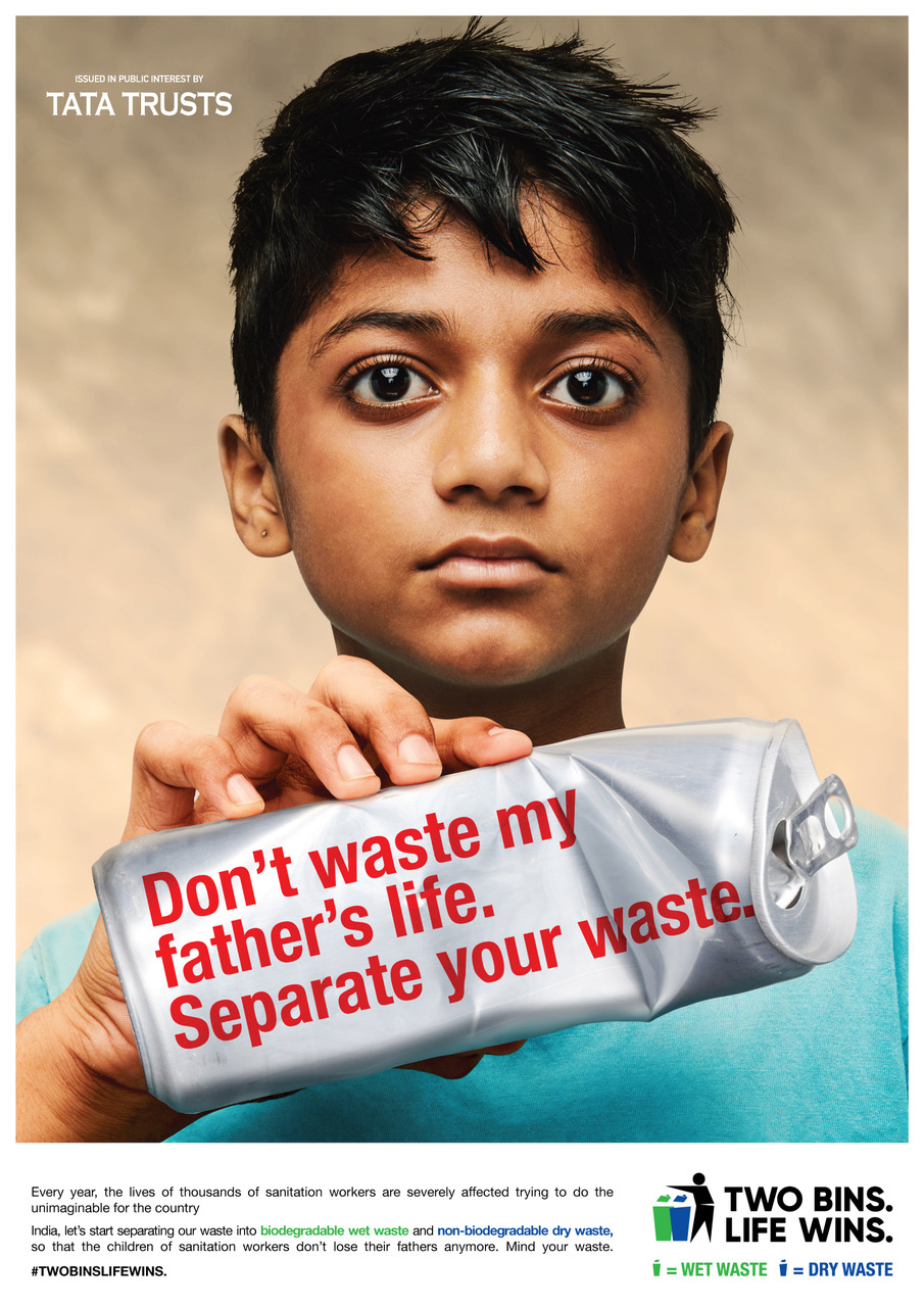 FCB Ulka and Tata Trusts’ campaign #TwoBinsLifeWins gives voice to conservancy workers and their families