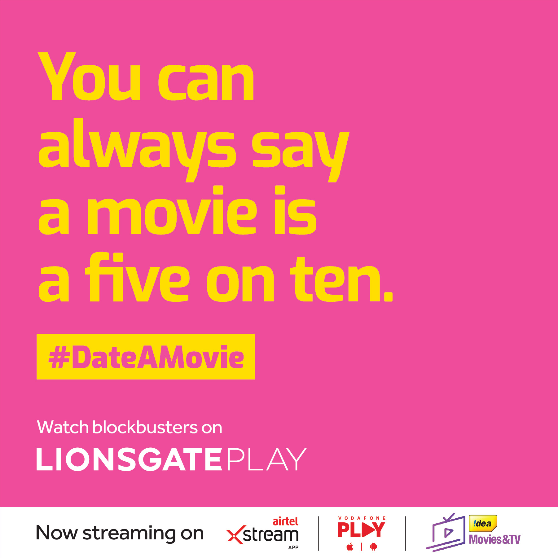 Seen+Noted: Havas India Valentine’s Day campaign encourages Lionsgate Play viewers to Date a Movie