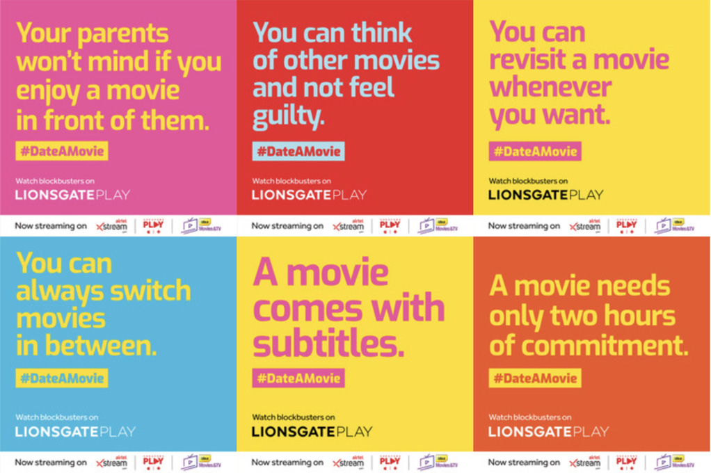 Seen+Noted: Havas India Valentine’s Day campaign encourages Lionsgate Play viewers to Date a Movie