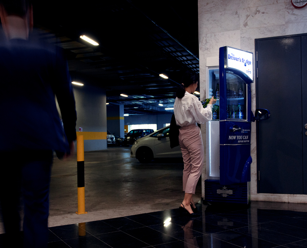 Heineken and Publicis Singapore design a unique beer fridge: The Driver’s Fridge