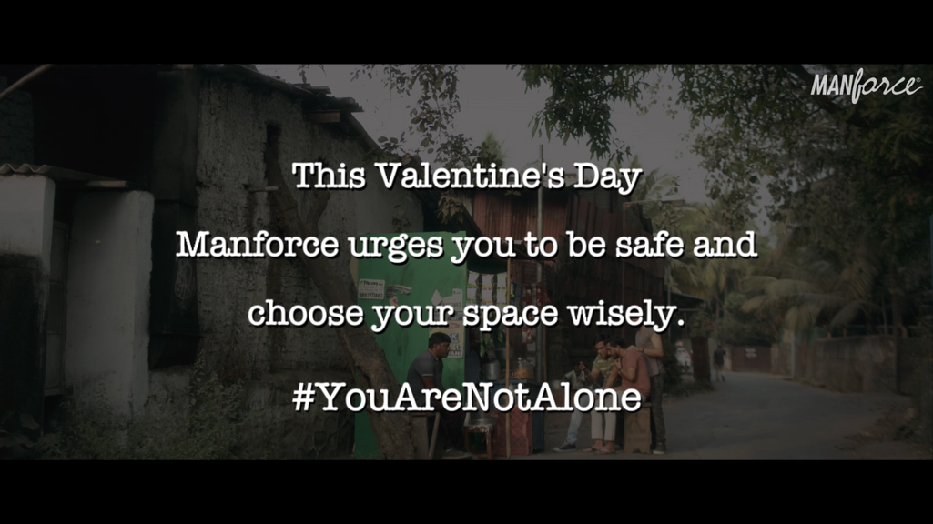 You’re not alone this Valentine’s Day warns Manforce Condoms and ADK Fortune India