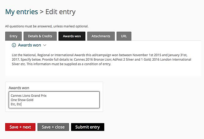 Call for entries to Campaign Brief’s The Work 2020: Free to enter – Deadline Extended to Thursday 30th April