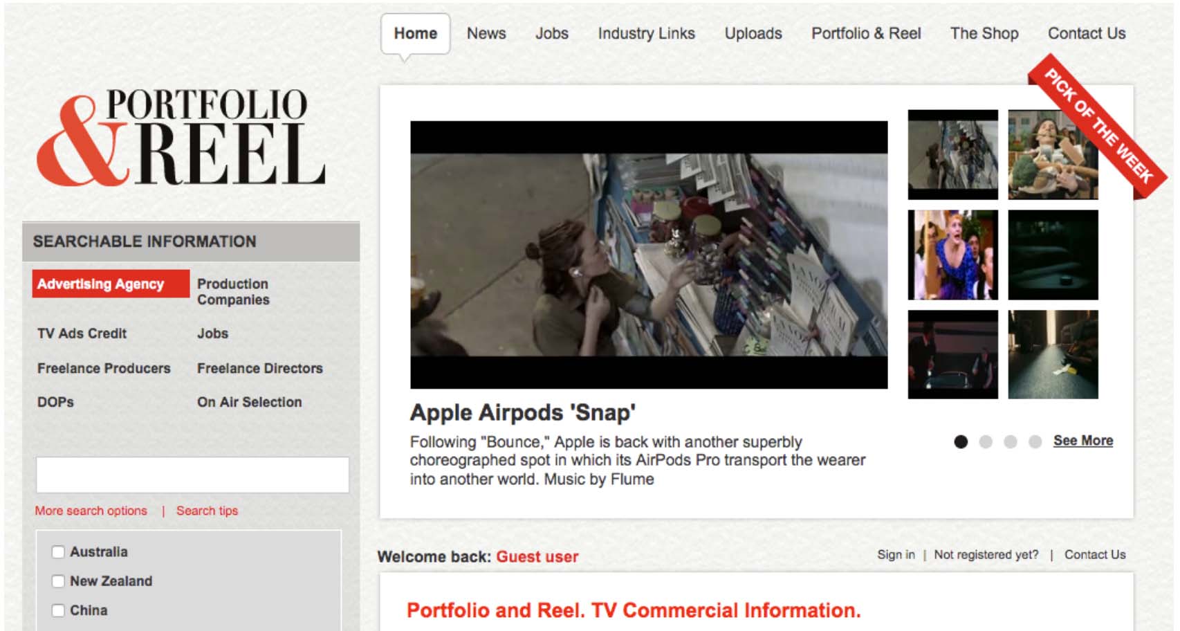Who’s where? Portfolio & Reel’s update of Aust + NZ Ad Agencies and Production Company lists