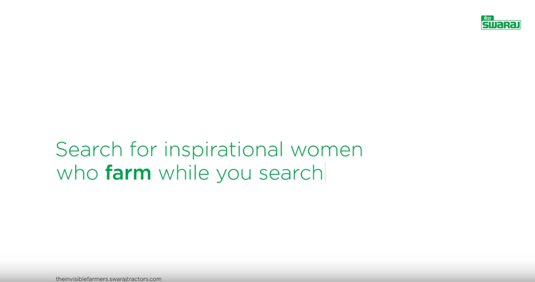 VMLY&R and Swaraj Tractors celebrate inspirational stories of Women farmers online