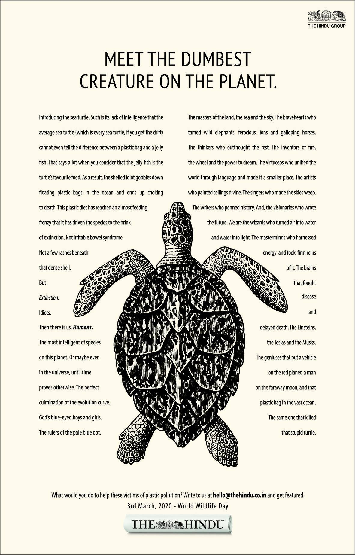 Seen+Noted: Ogilvy India introduces us to the dumbest creature on the planet