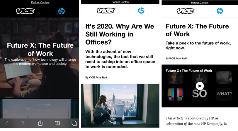 HP Singapore and PHD explore the future of work with VICE and The Economist