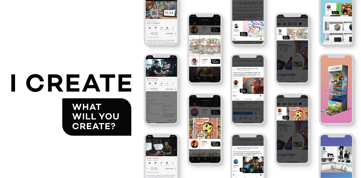 Beatnk collaborates with TJT Creative Lab and REBL Singapore to launch Wacom’s “I Create” campaign