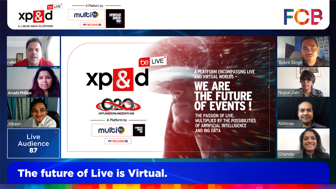Be alive with Be.Live a collaboration between XP&D + MULTI TV + FCB India