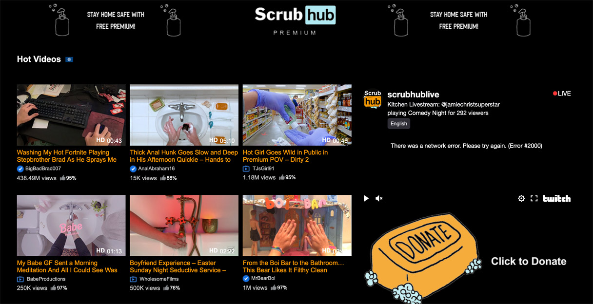 Best Ad of the Day: ScrubHub ‘Parody Pornsite’ by Ani Acopian and Suzy Shinn