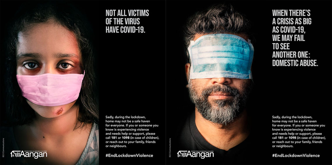 82.5 Communications and Aangan Trust launch #EndLockdownViolence campaign in India to highlight rise in domestic violence