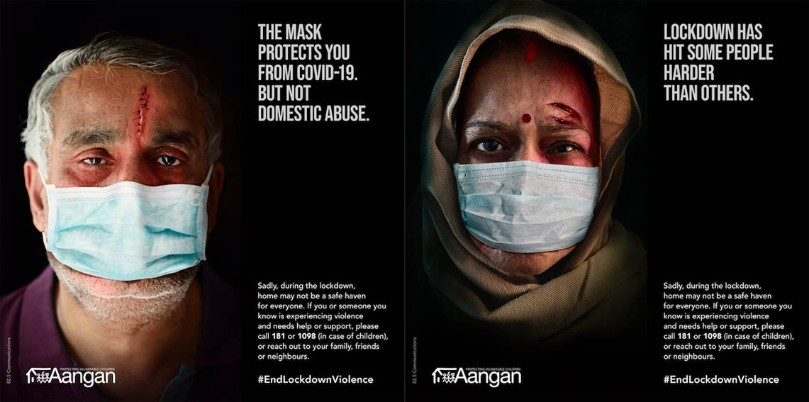82.5 Communications and Aangan Trust launch #EndLockdownViolence campaign in India to highlight rise in domestic violence