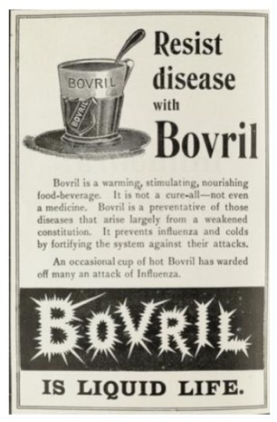 “Eat more onions!” ~ reflecting on ads that ran during the Spanish Flu more than a century ago