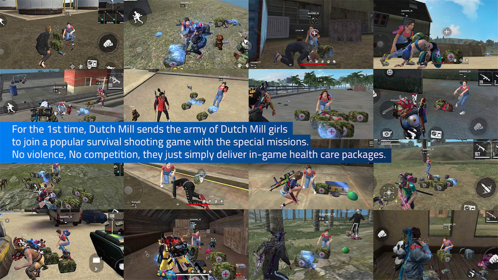 Dutch Mill delivers in-game survival packages to boost the power of gamers via new CJ Worx Thailand campaign