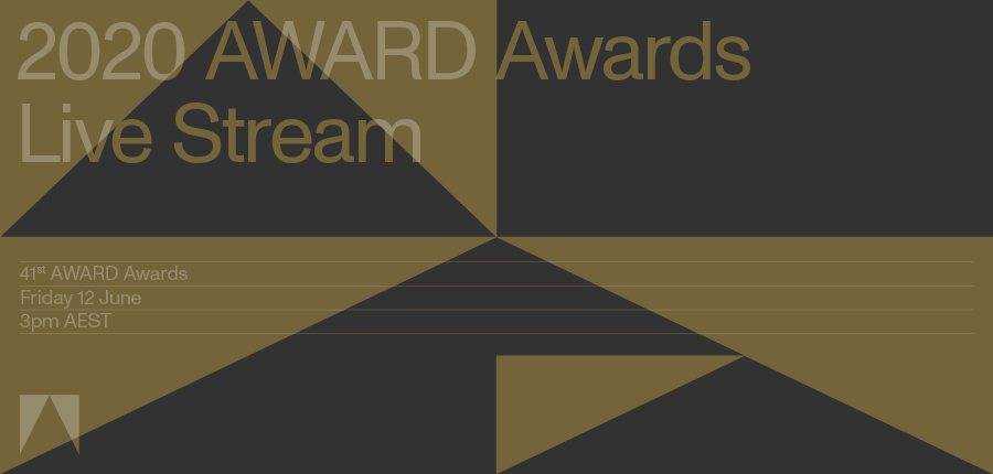 Break out the drinks + tune into the 2020 AWARD Awards virtual show TODAY Friday 12 June at 3pm AEST