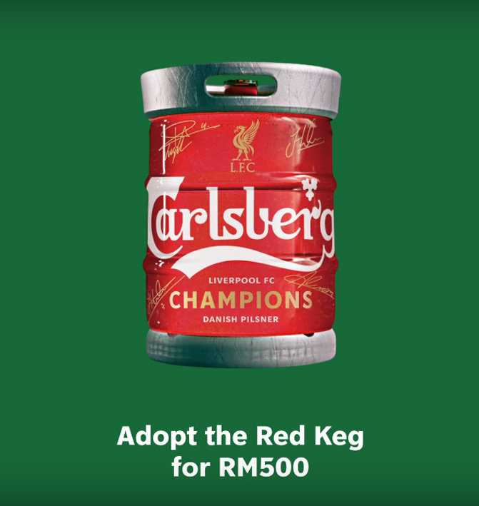 Carlsberg Malaysia and Grey Malaysia creates virtual keg to celebrate Liverpool’s Premier League title