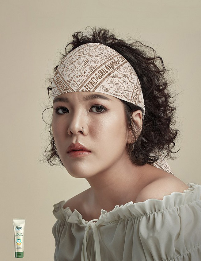 Workkit Bangkok shows how effective Klyne Anti-Stress Cream is via new print campaign