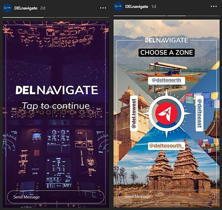 Delhi Airport allows travellers stuck at home to experience India virtually in Instagram campaign via 22feet Tribal Worldwide