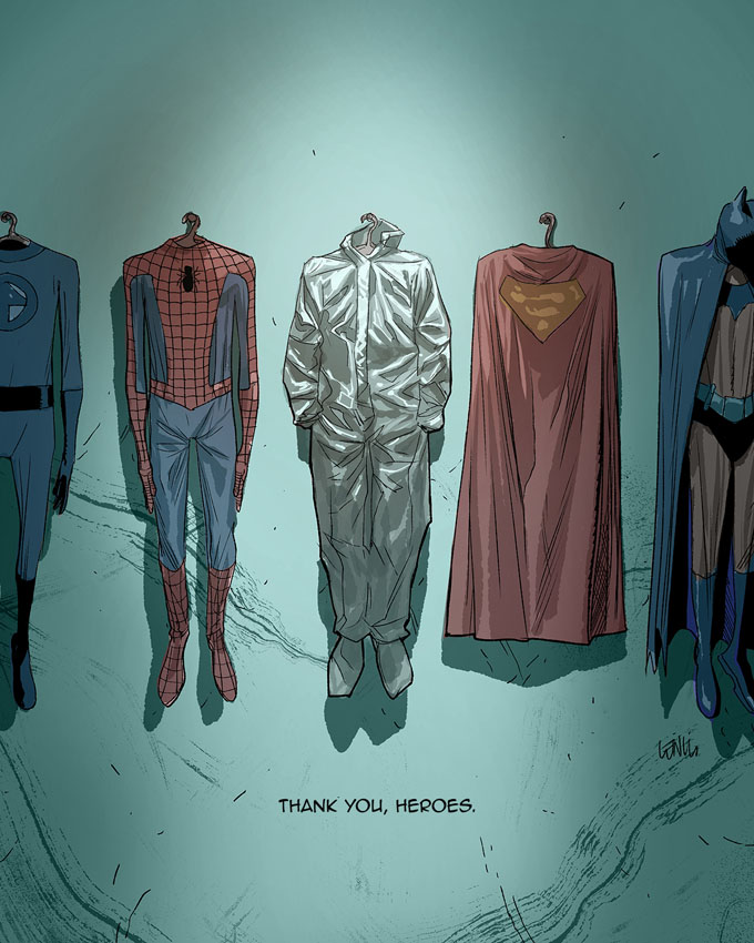 Top Philippine comic book artists teamed up with Wunderman Thompson Philippines to thank all the frontline heroes