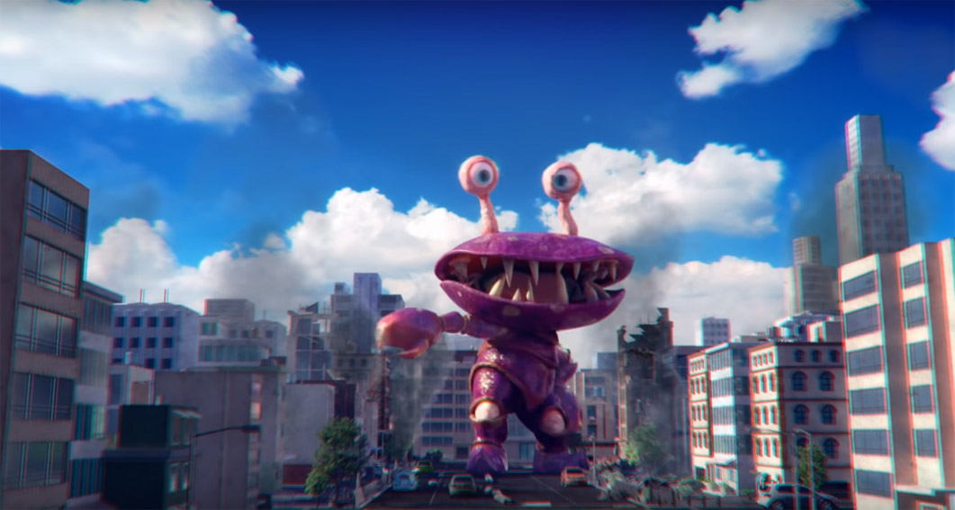 Mister Potato takes down evil monster with the power of Syok Wave Crinkle Cut chips in new film created via Juice KL