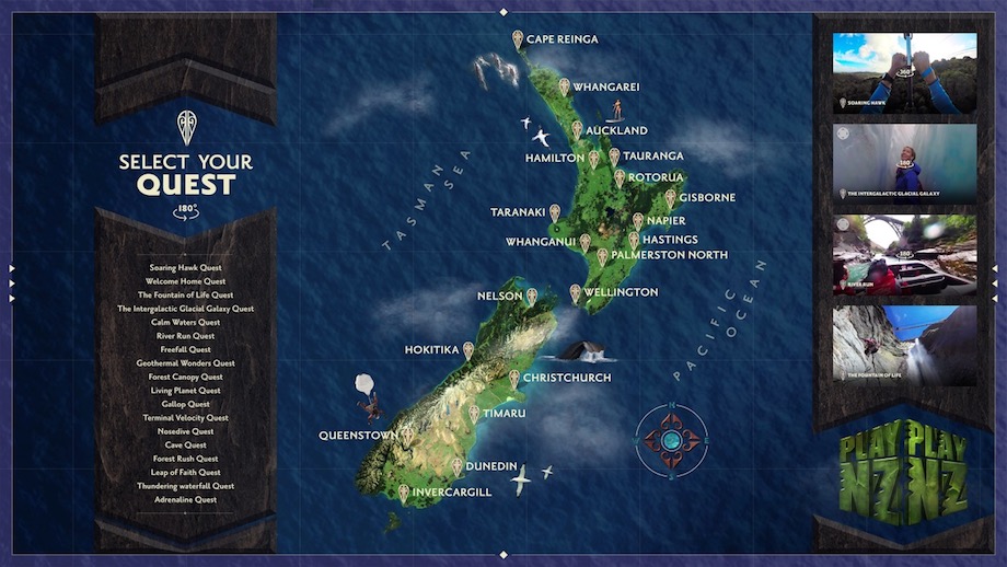 Seen+Noted: Tourism New Zealand invites gamers to PLAY NZ in world-style gaming experience via TBWASydney