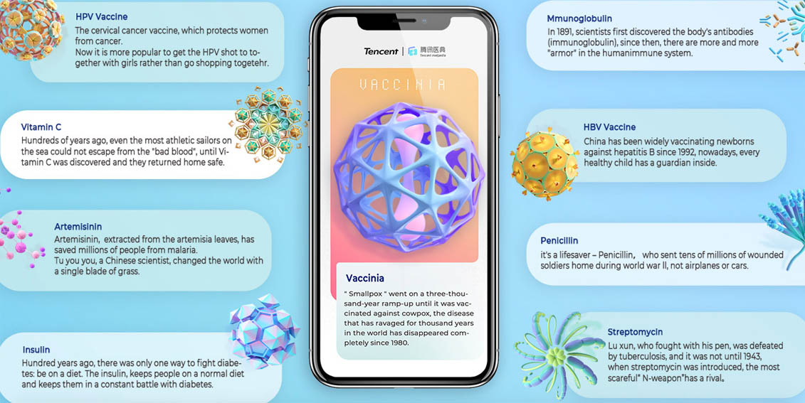 Tencent/Shanghai G11 Advertising launches interactive campaign for Tencent Medipedia raising awareness on medical science