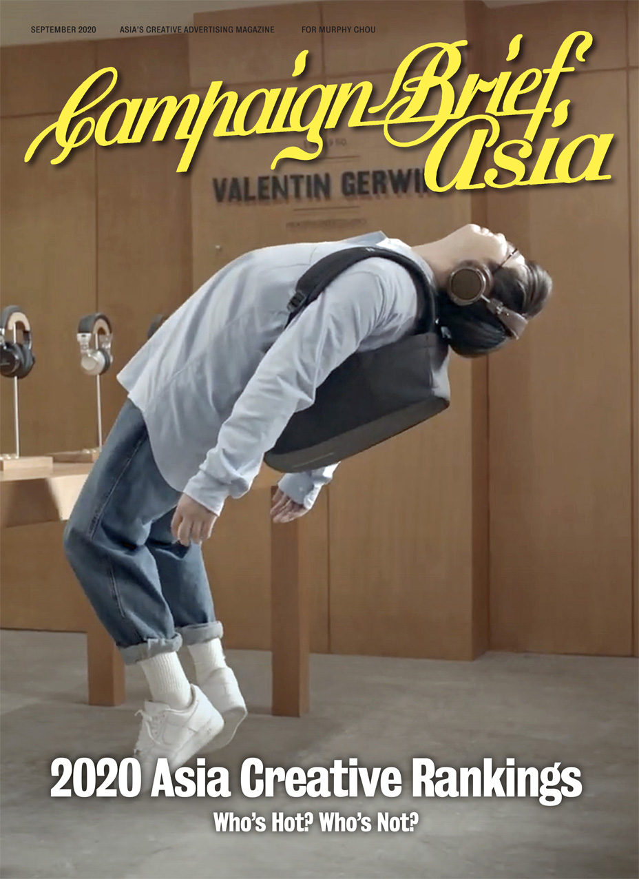 TBWA ranks #1 Network in Asia for the first time in the Campaign Brief Asia 2020 Creative Rankings: Dentsu at #2, Ogilvy #3, Cheil #4 and Grey at #5