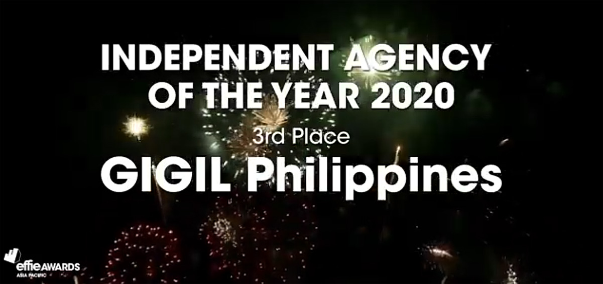 APAC Effies names GIGIL Philippines 3rd most effective independent agency in Asia-Pacific