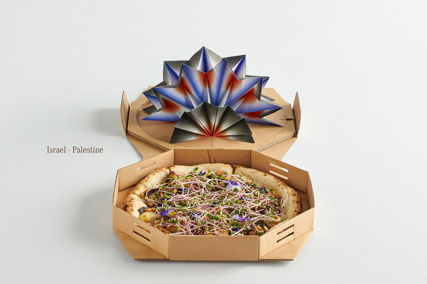 To celebrate world peace day Ki Saigon and Pizza 4Ps use pizza ingredients to bring countries in conflict together