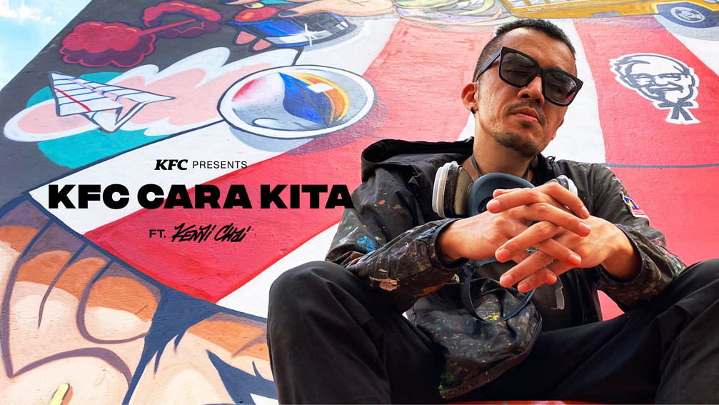Naga DDB Tribal Malaysia teams up with local street artist, Kenji Chai to create three murals on KFC’s walls expressing Malaysian culture