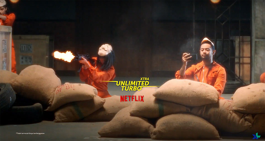 Flock Creative Network Jakarta puts favourite movie characters in one film for XL