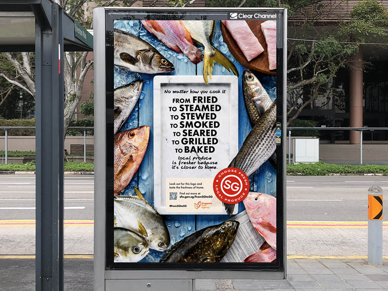 Grey Group Singapore launches new campaign for the Singapore Food Agency which coincides with the agency’s new Sustainability Practice