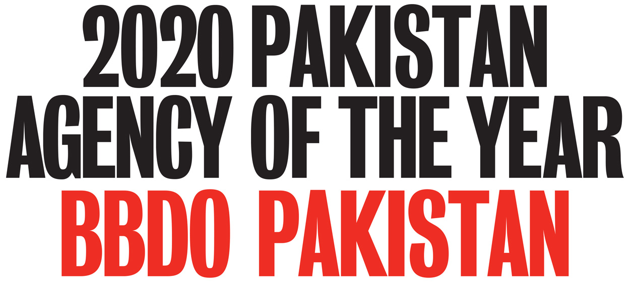 BBDO takes out Campaign Brief Asia’s 2020 Pakistan Agency of the Year award: Current and former BBDO creatives fill every position on the Hottest Creatives Ranking