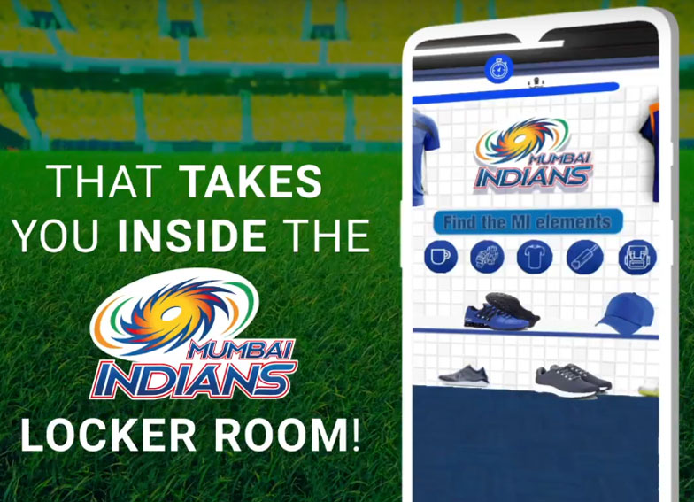 AliveNow takes Mumbai Indian cricket fans into their locker room via augmented reality