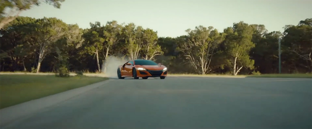 Two AM Music Malaysia composes new film for the Thermal Orange Acura NSX supercar