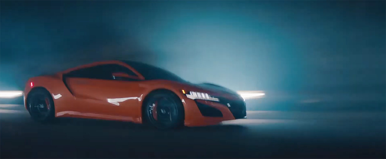 Two AM Music Malaysia composes new film for the Thermal Orange Acura NSX supercar