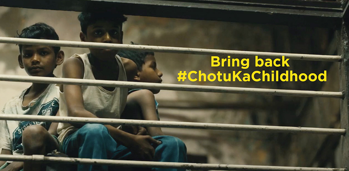 dentsu Impact releases confronting film on Children’s Day for My Choices Foundation that highlights the staggering fact that 1 in 11 children in India works as a child labourer