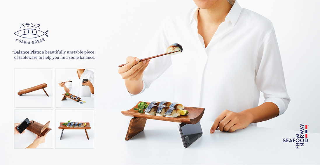 Platinum and UltraSuperNew Tokyo help consumers find balance in light hearted campaign for Norwegian Seafood Council