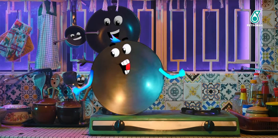 Petronas animated music video for Deepavali brings this kitchen to life via Ensemble Worldwide Malaysia