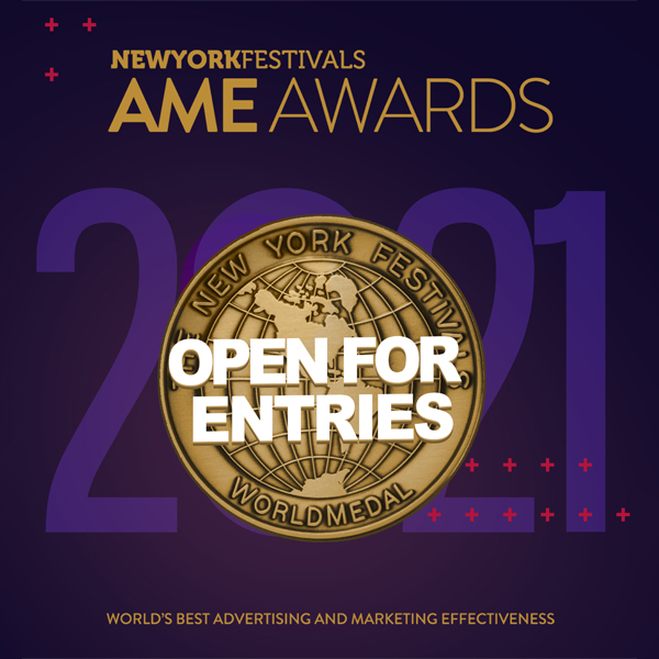 New York Festivals 2021 AME Awards now open for entries; deadline Thursday, 11 February, 2021