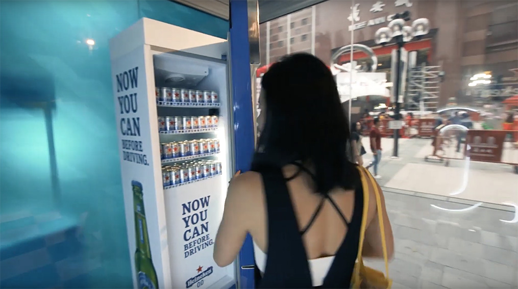 Publicis Singapore created the car key activated ‘The Driver’s Fridge’ to encourage Singaporeans to drink Heineken 0.0 before driving