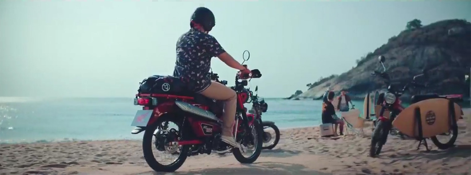 CJ WORX Bangkok launches new Honda CRF Rally motorcycle via a remote and inaccessible showroom event in the wilderness
