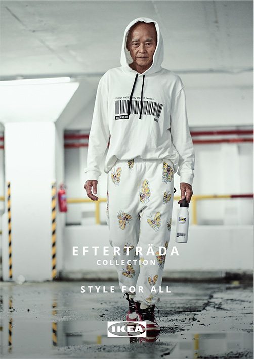 IKEA launches EFTERTRÄDA streetwear in Singapore via TBWA\Singapore print campaign