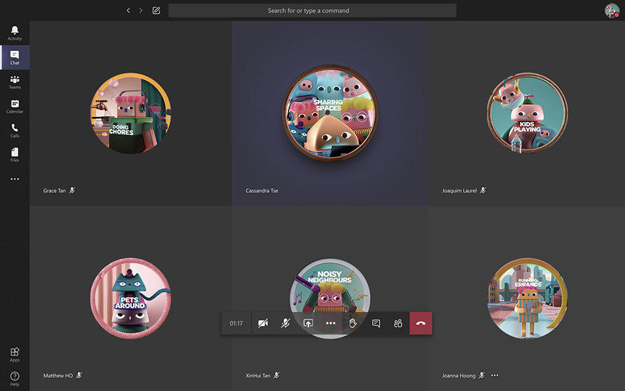 Digitas Singapore creates ‘On Mute Cos’ visuals for your working from home virtual meetings