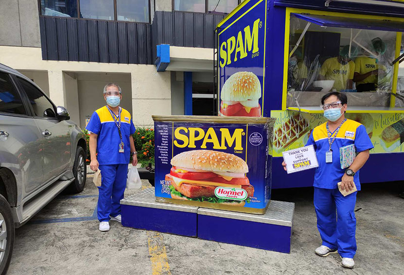 SPAM and BBDO Guerrero Philippines open pop up shop for the benefit of medical frontline workers