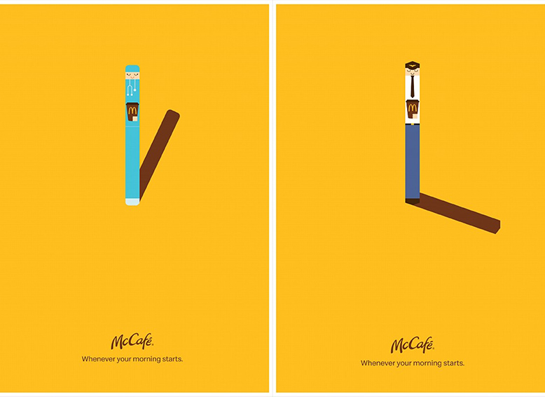 Leo Burnett Vietnam launches playful McCafe get your coffee fix anytime print campaign