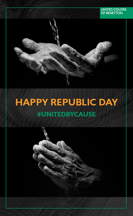 Taproot Dentsu releases Republic Day campaign for Benetton inspiring India to stay united and safe