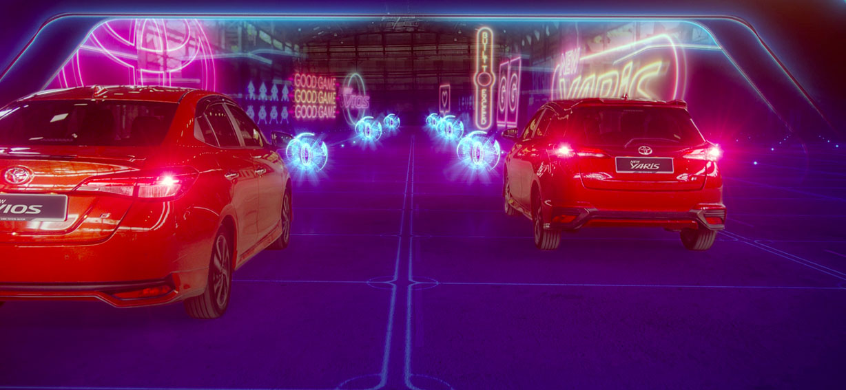 Directors Think Tank and Hakuhodo Malaysia take the new Toyota Yaris and Vios on a Virtual Race in latest campaign