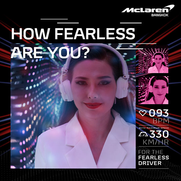 Just In Case Bangkok creates a fearless tunnel so drivers can experience the power of the McLaren 765LT