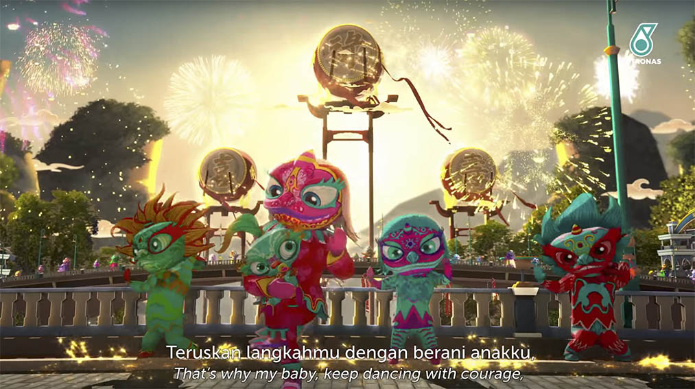 PETRONAS CNY film via Ensemble Worldwide Malaysia celebrates the courage and heritage of the lion dancer