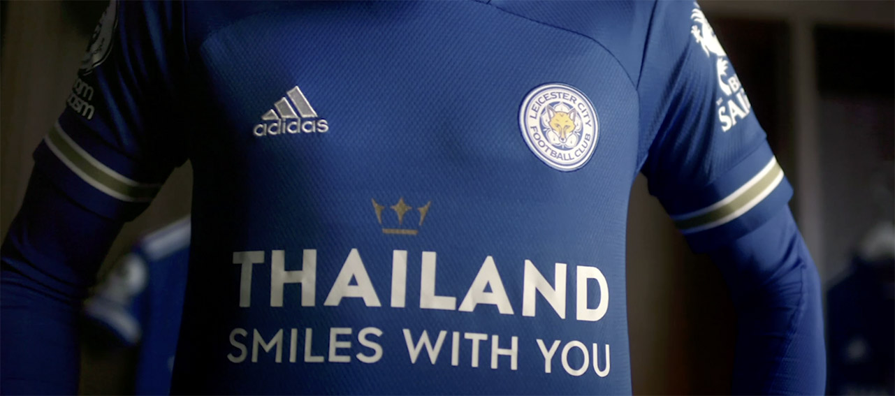 King Power uses the Leicester City Football Club’s jersey to promote tourism in Thailand via Storyteller Bangkok campaign